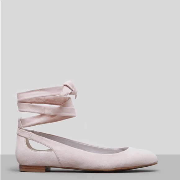 Kenneth Cole Shoes - Kenneth Cole Wilhelmina Lace Up Flats Rose